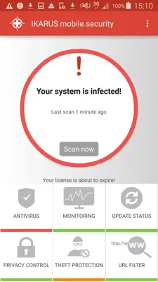 IKARUS mobile.security android App screenshot 2